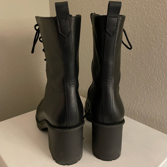 Vince water resistant black combat booties 8 - Picture 4 of 5